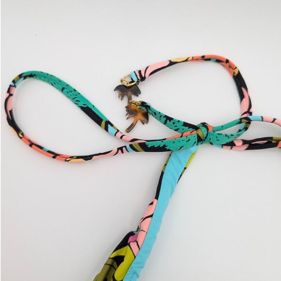 Sunshine 79 Women's Over the Shoulder Thick Strap Swim Top Multi//Palm Size 6 - Picture 5 of 12